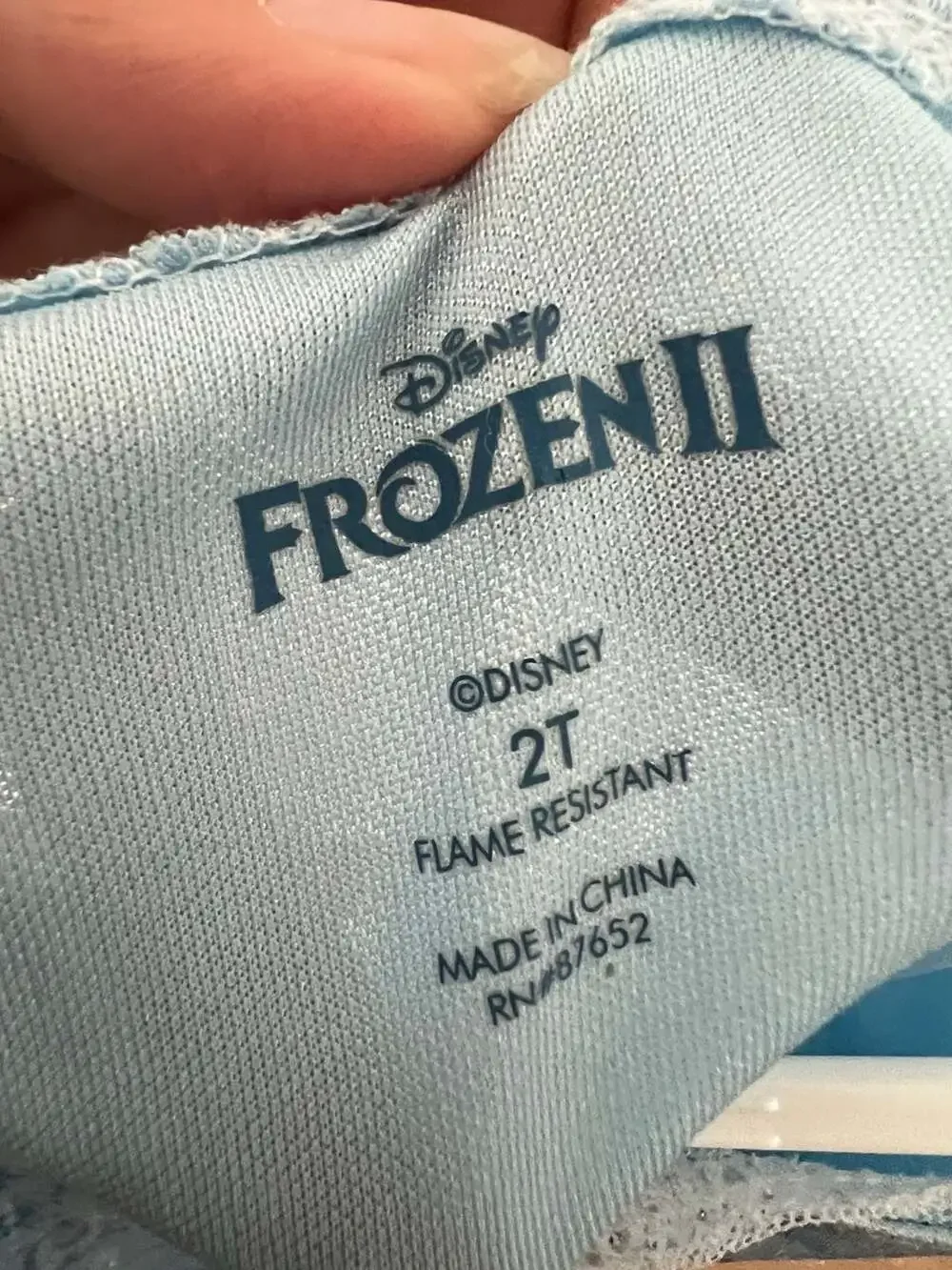 Disney Frozen II Elsa Fantasy Nightgown Size 2T